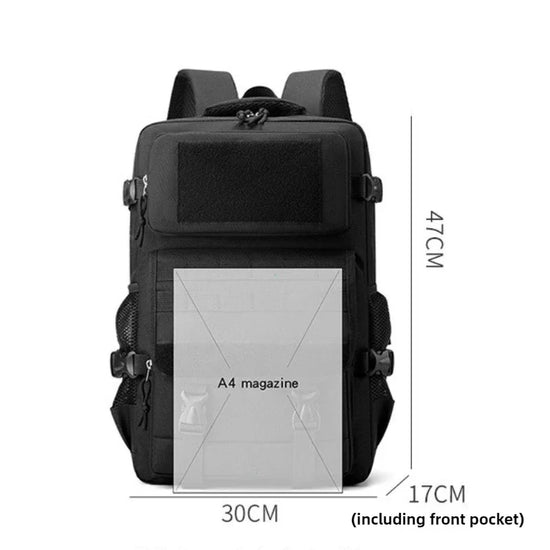 40L Large Capacity Waterproof Tactical Backpack - Multi-functional Durable Outdoor Travel Hiking Hunting Shoulder Bag