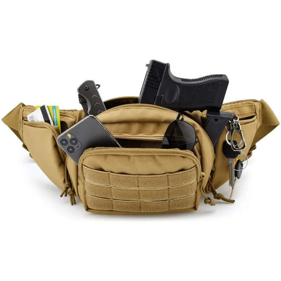 Tactical Waist Pack Outdoor Hiking  Waist Bag Running Sports Functional Bag Cycling Bag Bum Bag Multi-functional Tool Shoulder